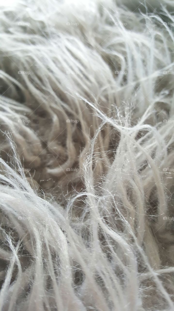 gray faux fur pattern...