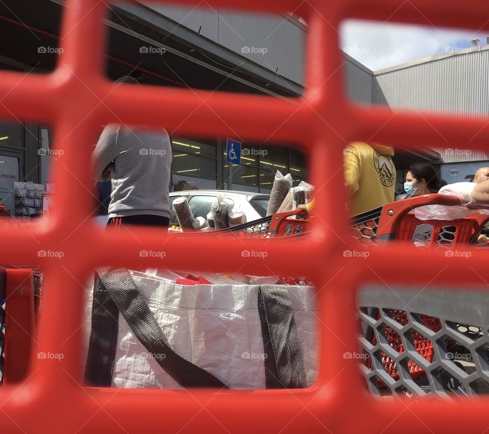 Shopping during the Corona virus