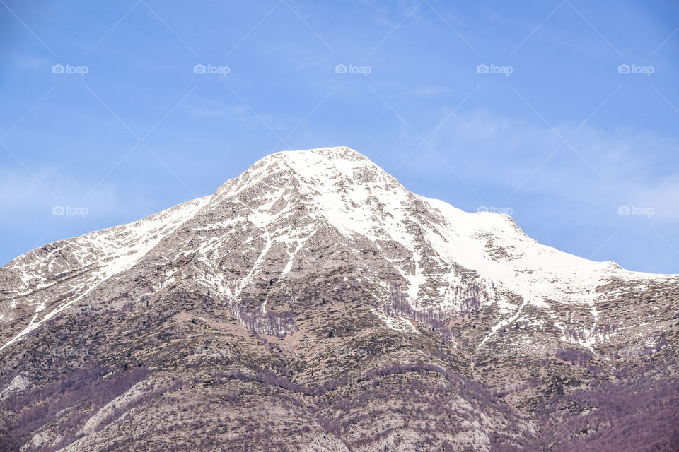 Snowy Mountain Peak
