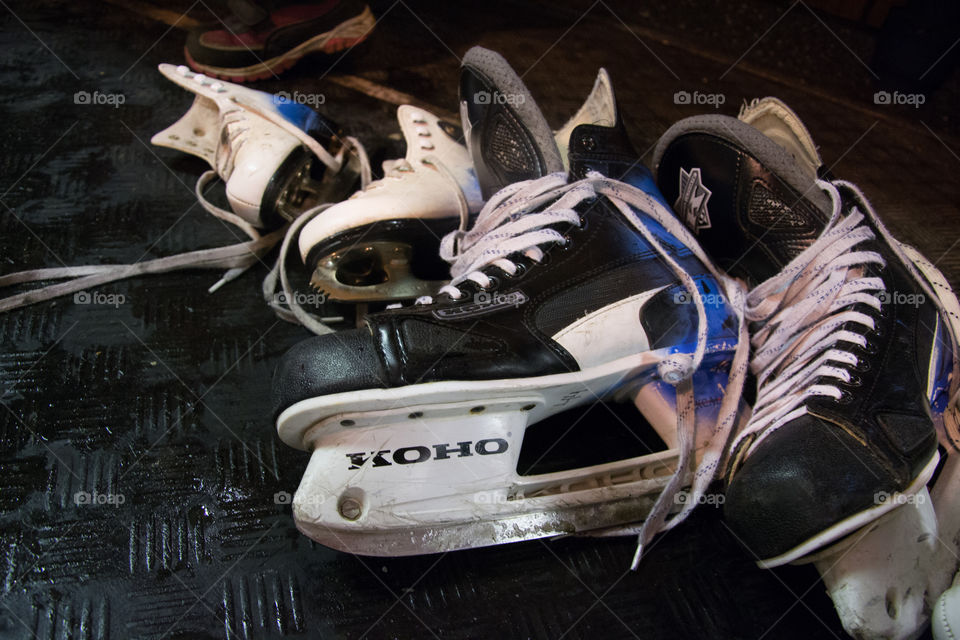 Ice skates.