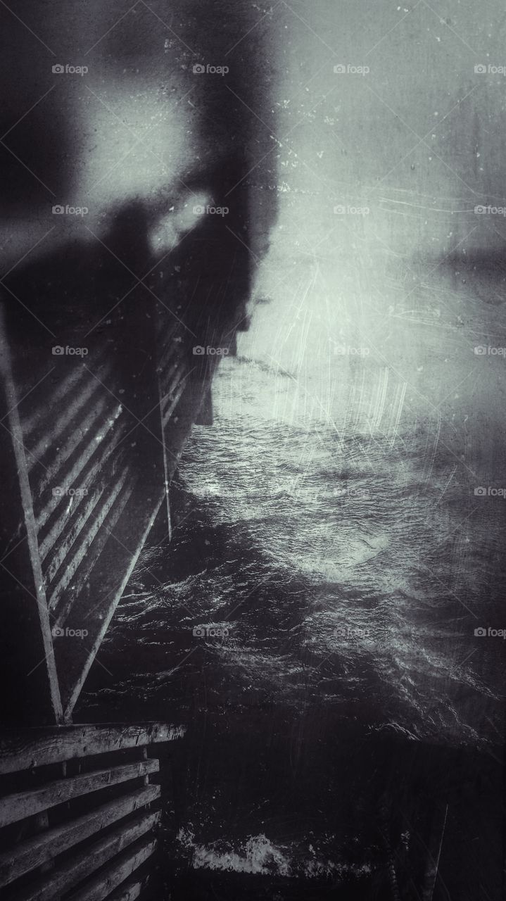 cool dip in the winter sea