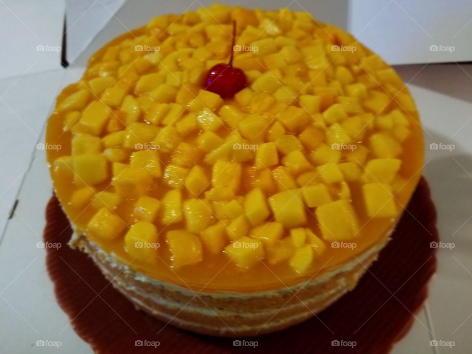 mango cake yummy