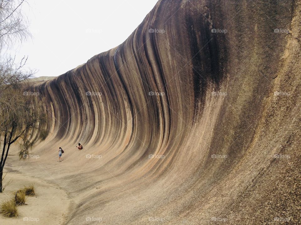 Wave Rock at Hyden, Western Australia.