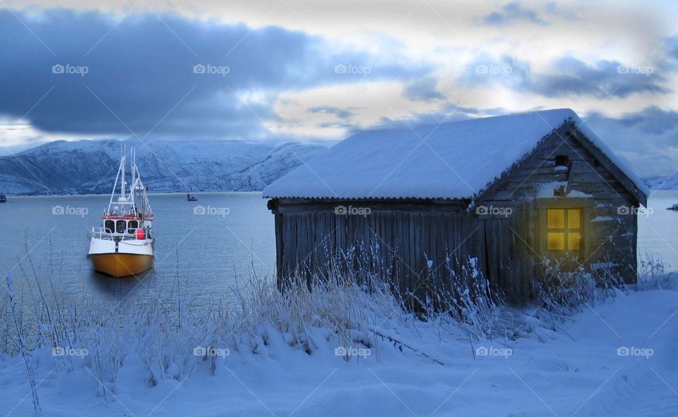 Winter in North Norway. 