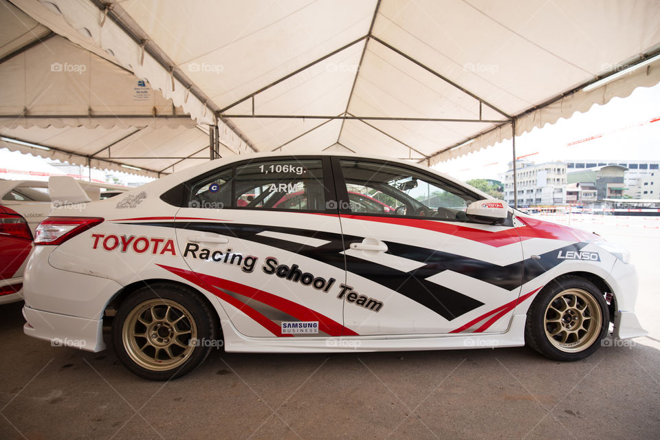 Toyota racing car