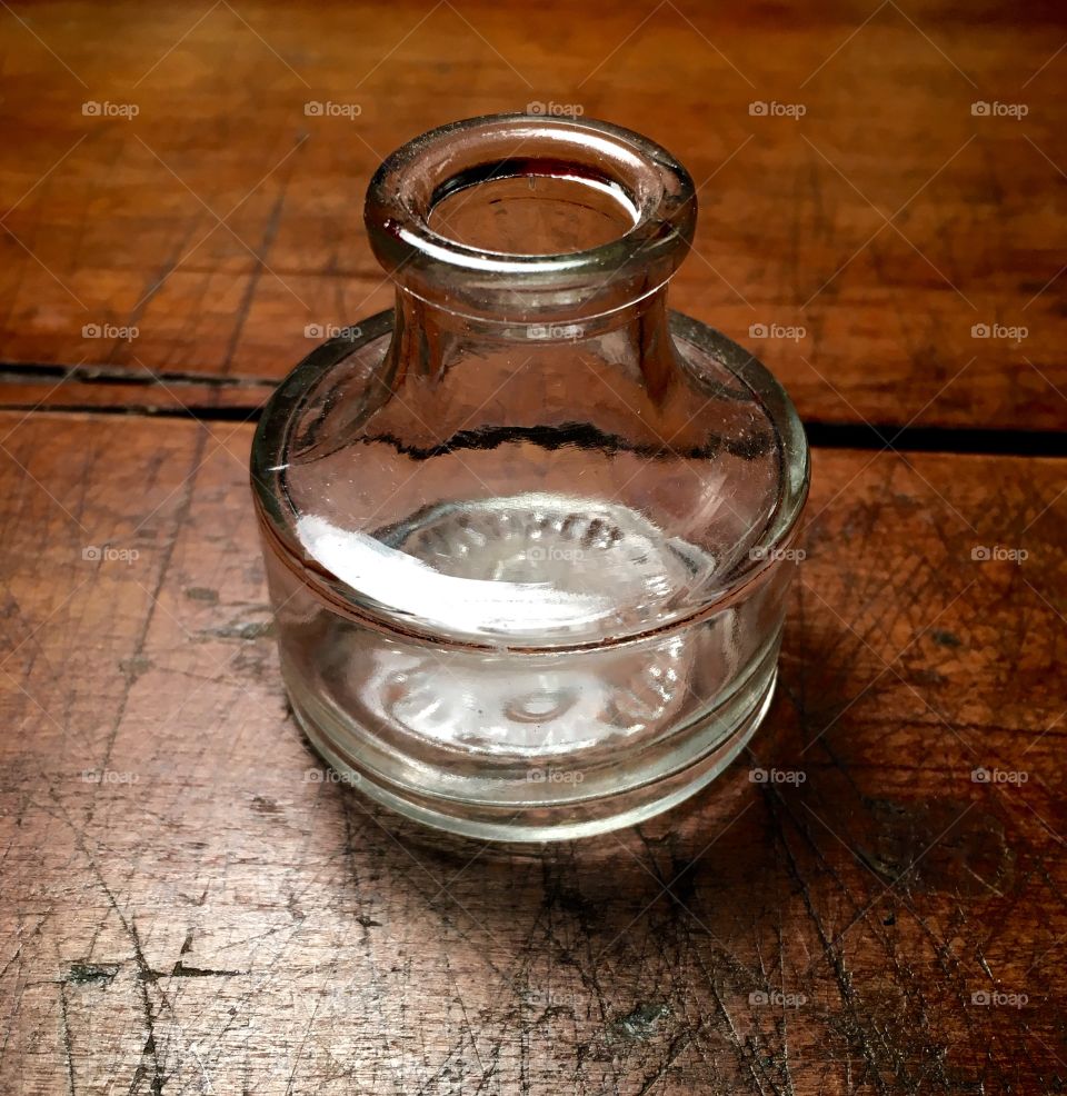 Antique ink bottle