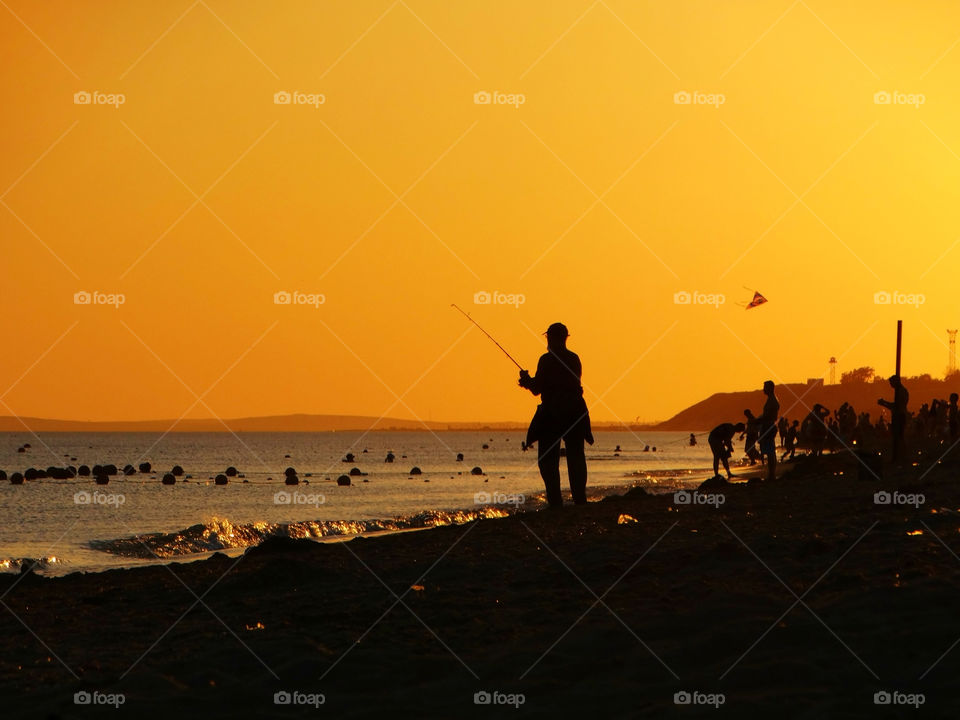 Fisherman and Sea