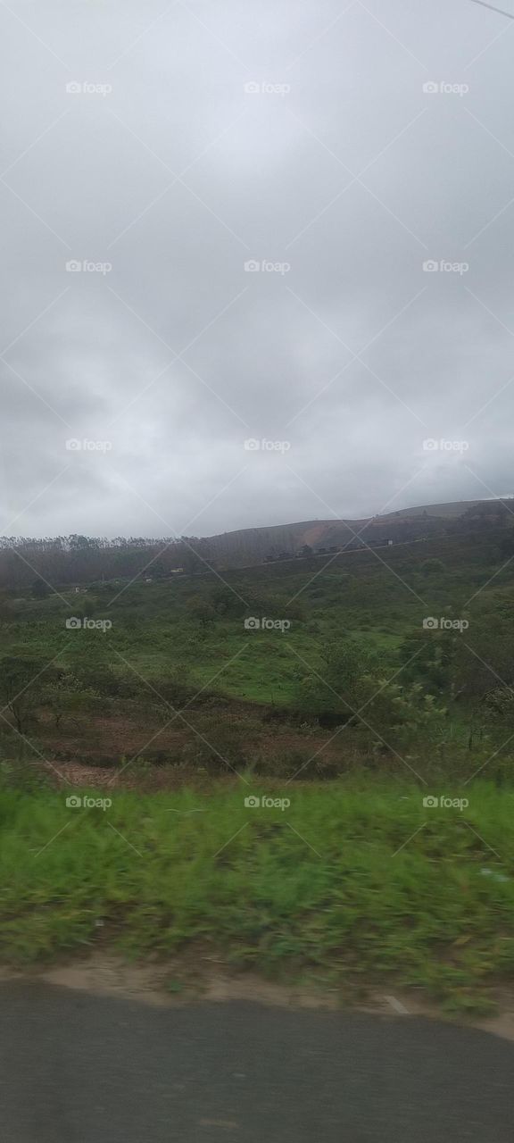 train passing through the sky