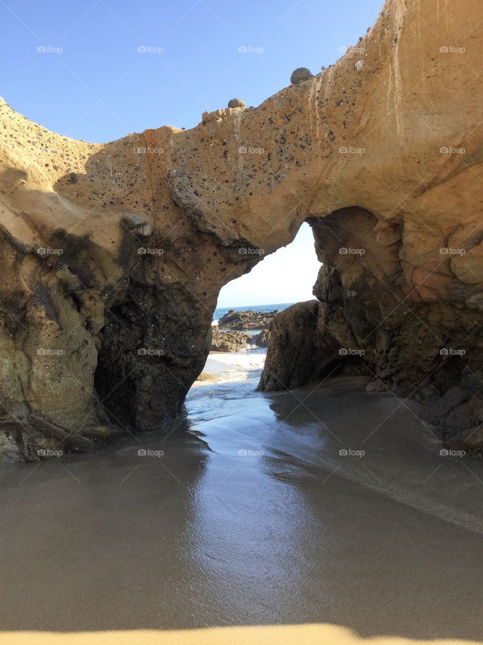 archway at Laguna Beach