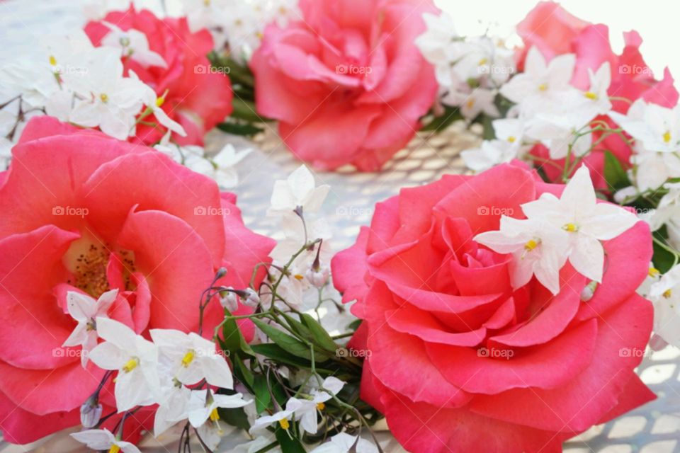 Flowers crown - Roses With Jasmine