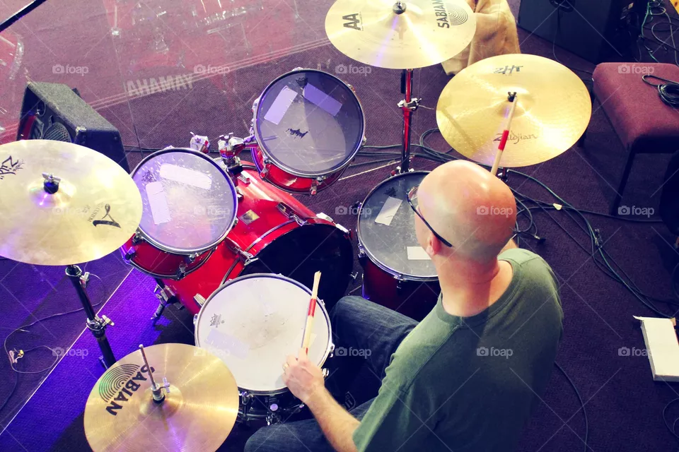 We drum