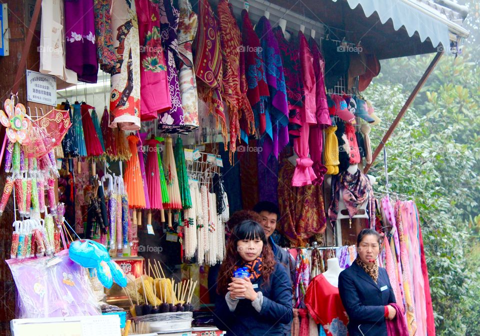 A little colorful shop