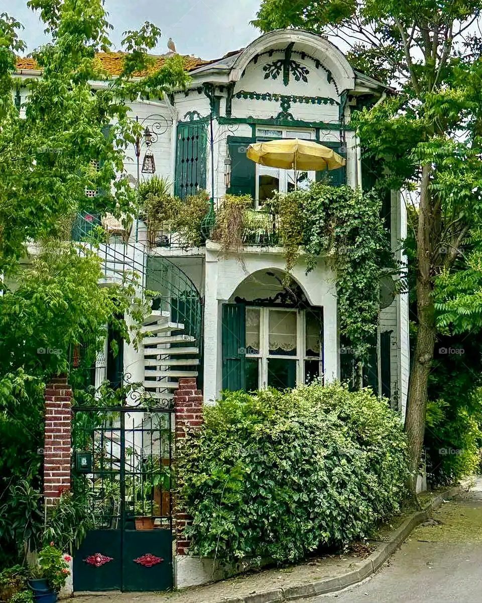 Glory be to God, the magnificent and picturesque view and the natural green trees are a view that is nothing more wonderful than it