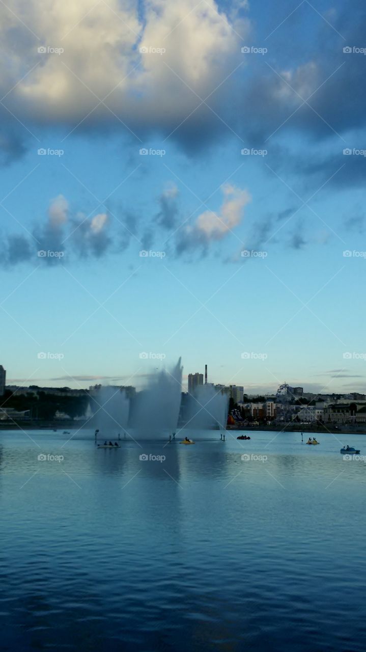 Gulf in the city of Cheboksary