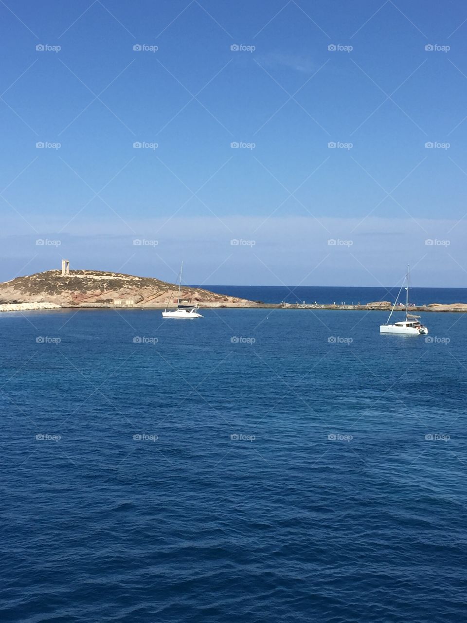 a glimpse of the island, naxos. 