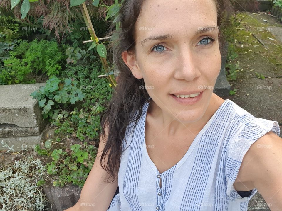 Outside of a warm summer in the Netherlands.