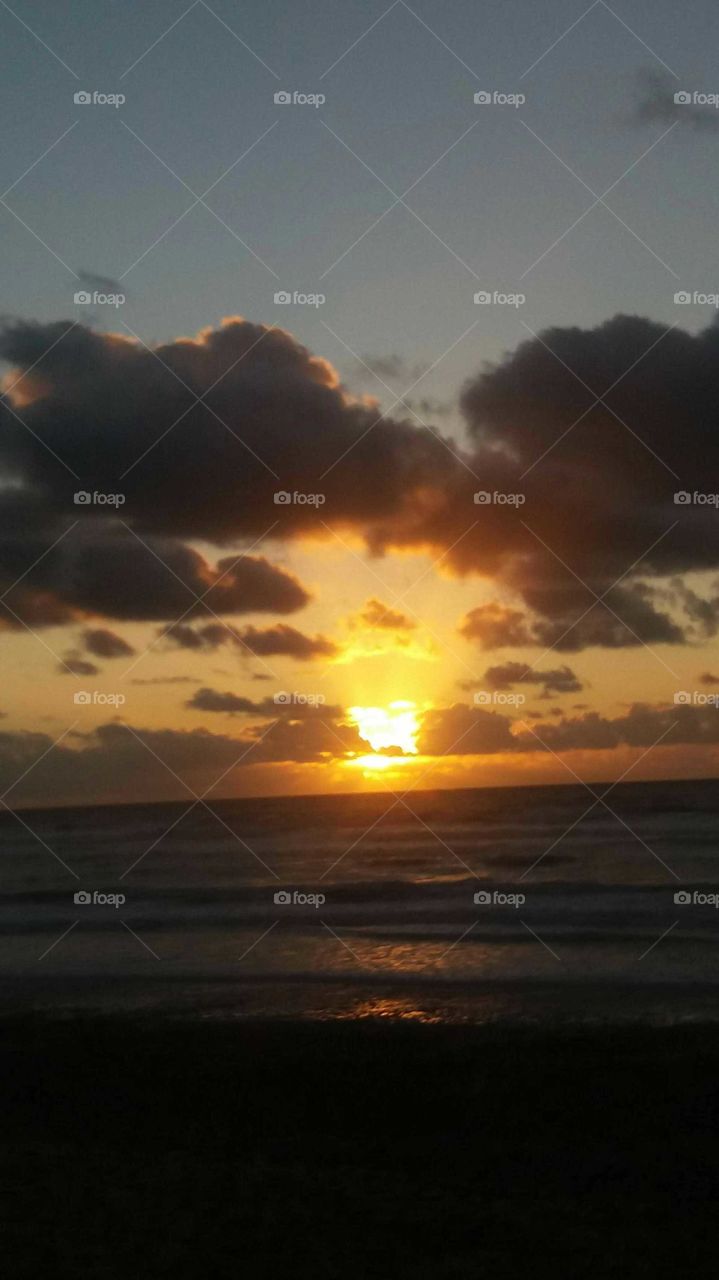 A beautiful sunset in Ifni,Morocco