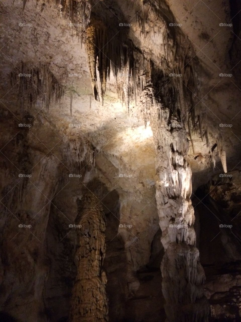 Formations in Carlsbad caverns