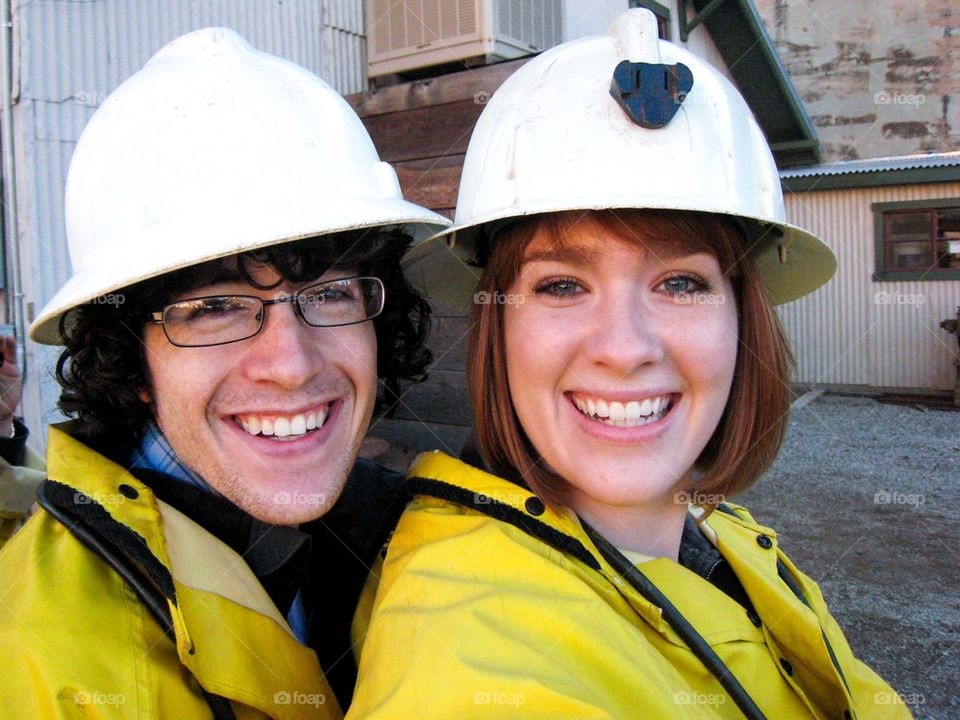 Couple at the mines