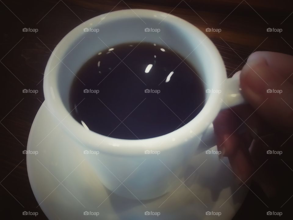 Black Coffee Closeup