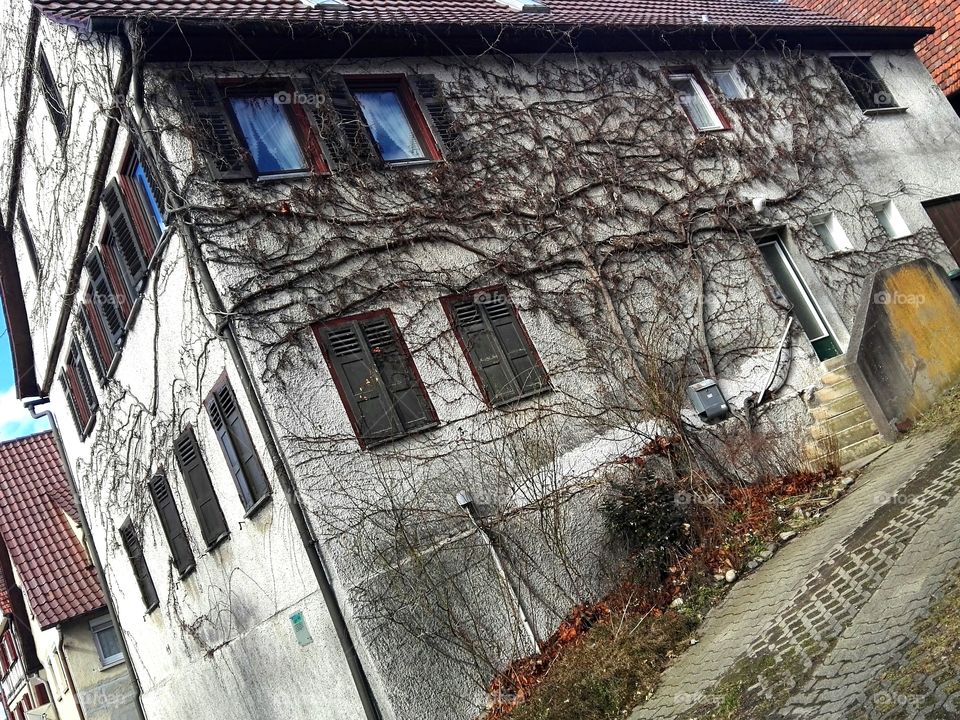 old empty German house