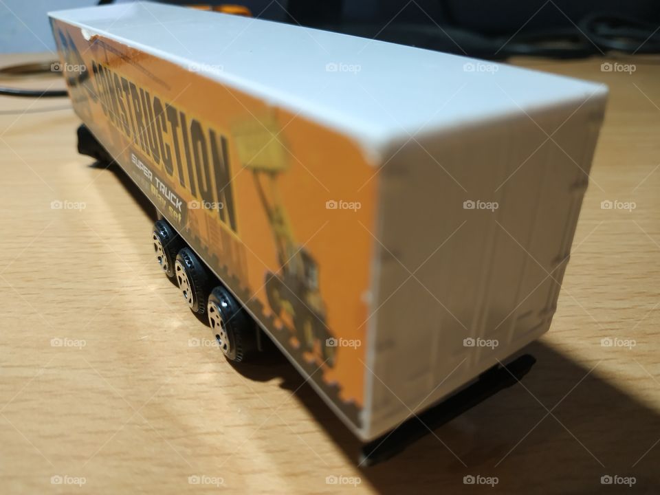 truck model car - back
