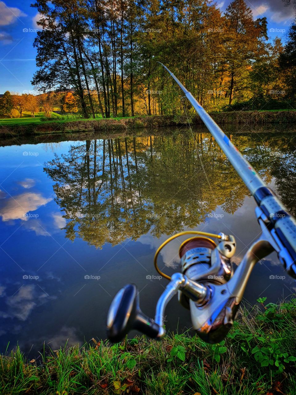 go fishing on a beautiful day