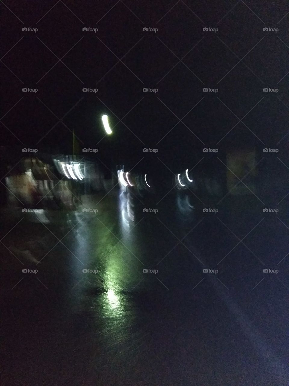 dark hallway at midnight