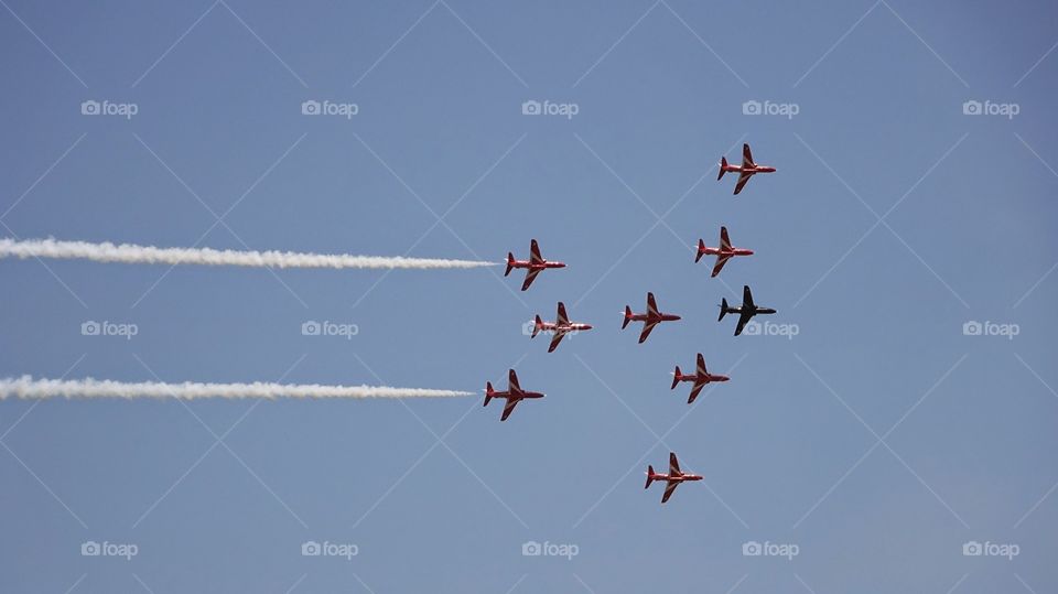 Red arrows