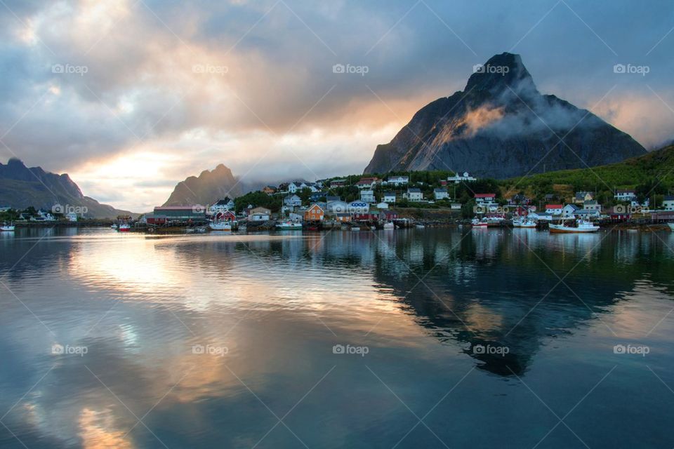 Reine reflections Norway 