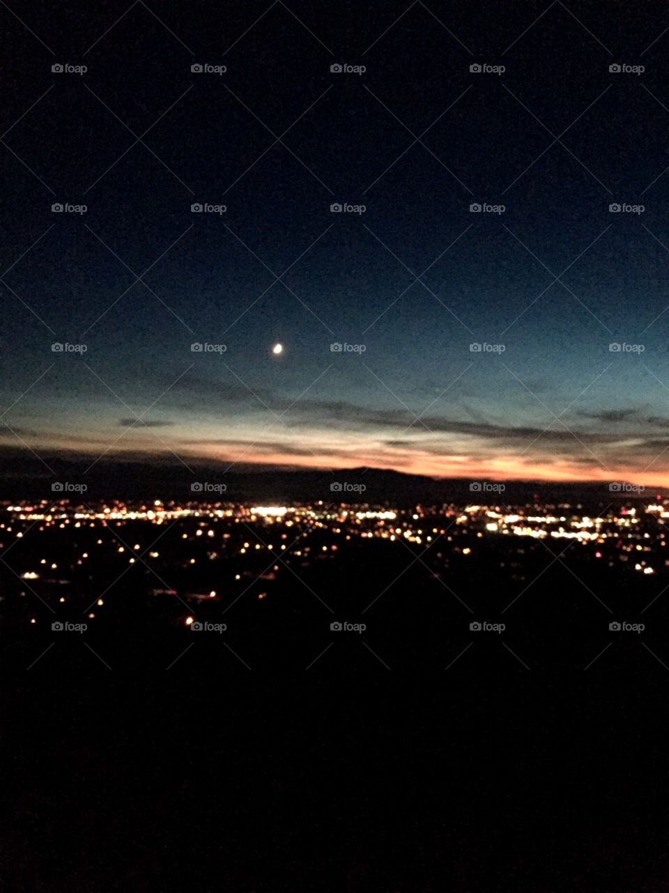 Night lights - Salt Lake City, Utah 