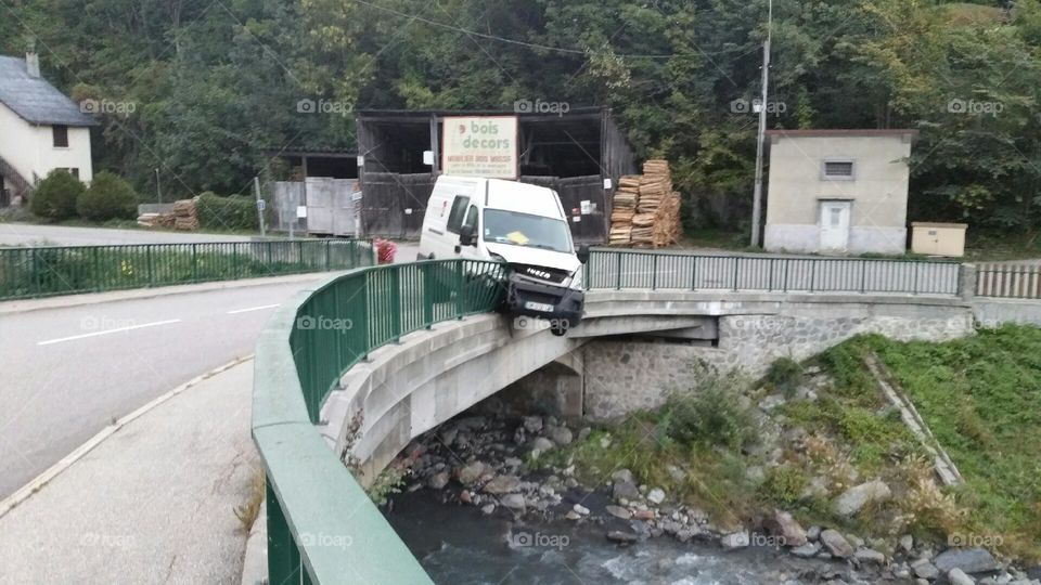 Accident on the Romanche bridge