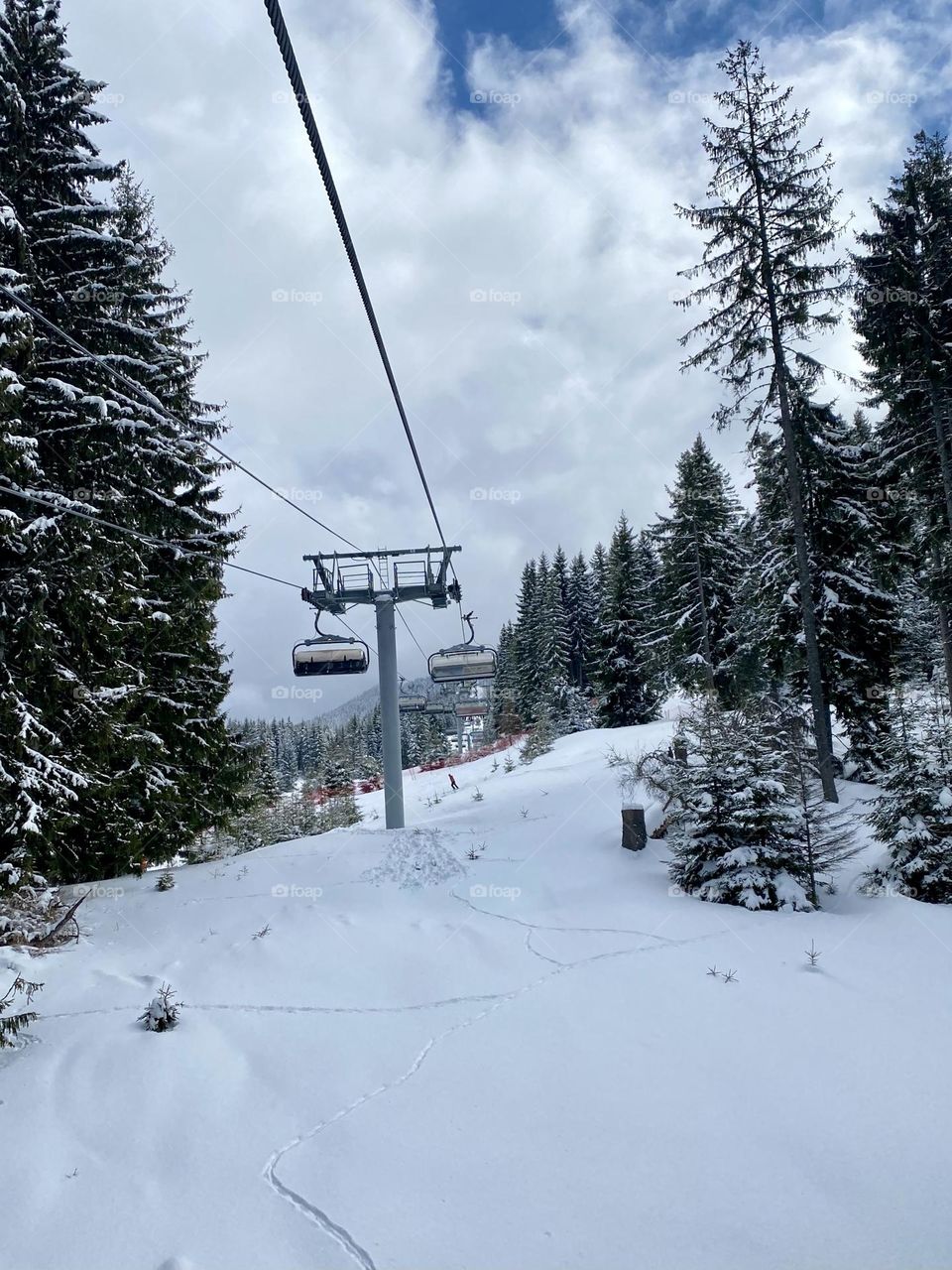 Pamporovo ski resort in Rhodope Mountains 