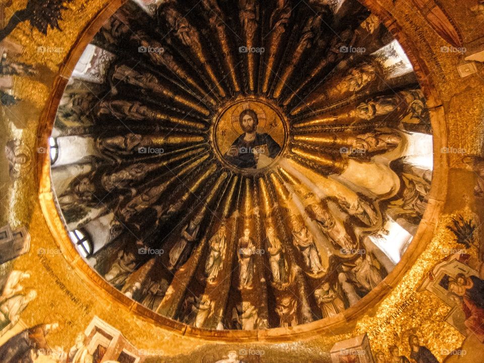 Church looking up