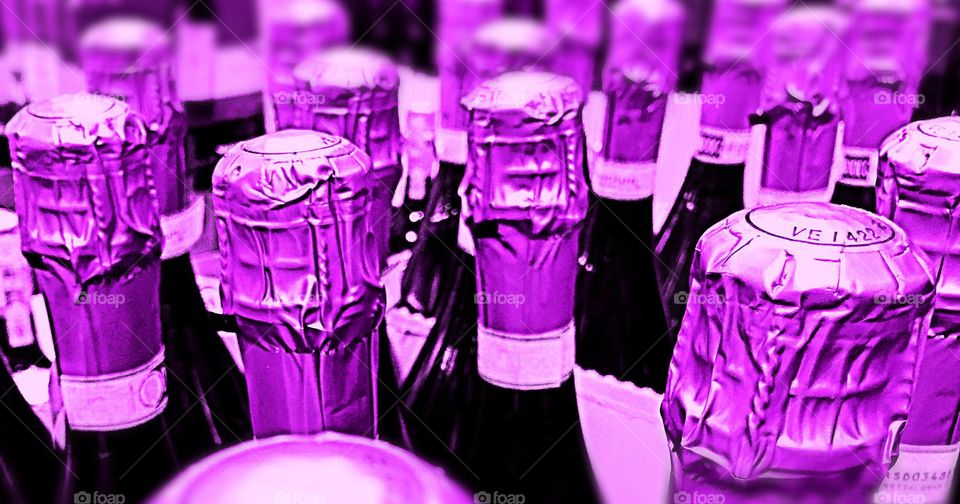 Purple bottles
