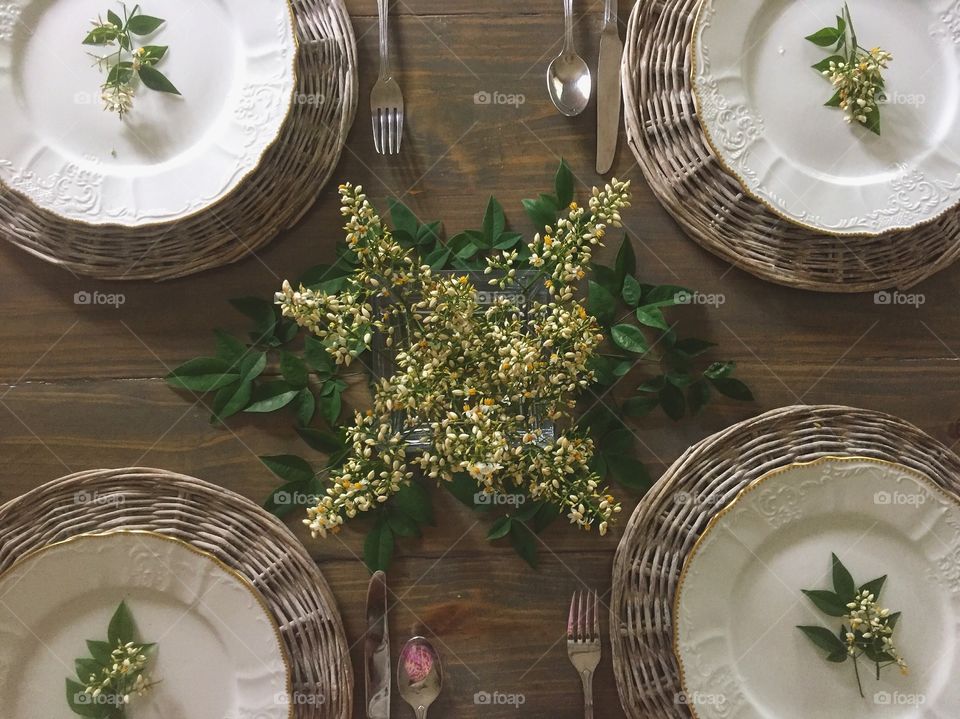 Spring Tablescape