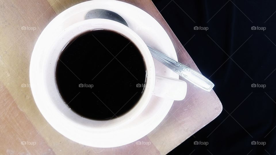black coffee