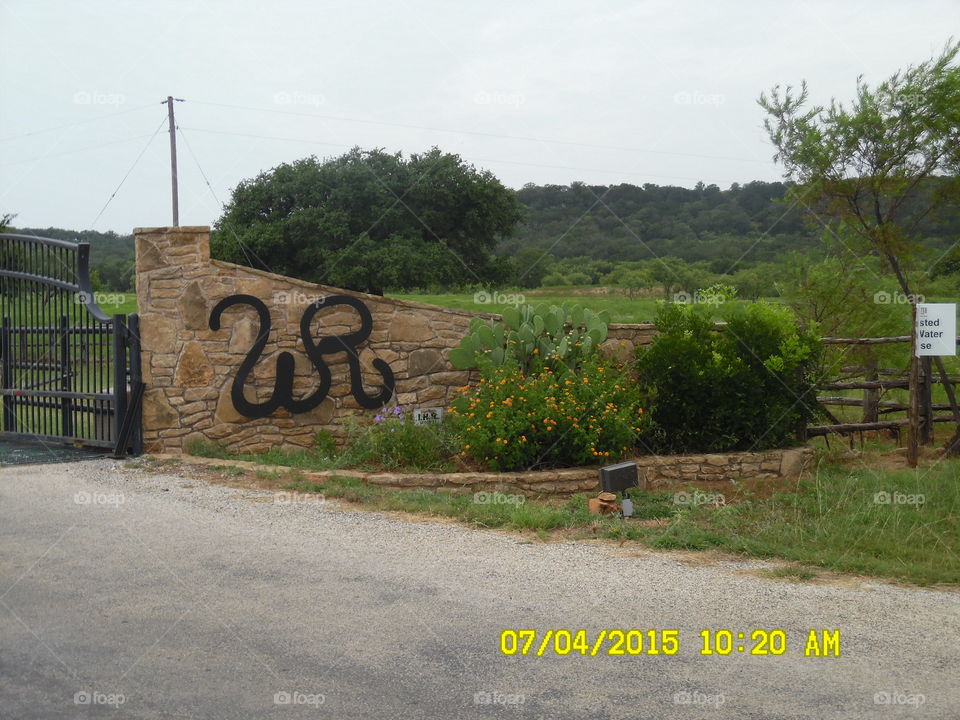 wildcatter brand. This is the welcome brand of the Texas wildcatter ranch resort located east of Graham Texas