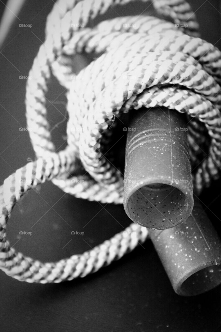 skipping rope in black and white - Pursuit of passion