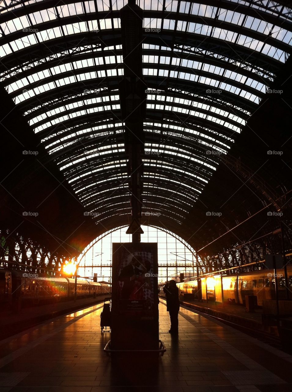 Waiting for my train