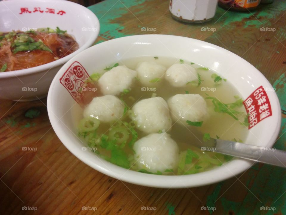 Dumpling soup