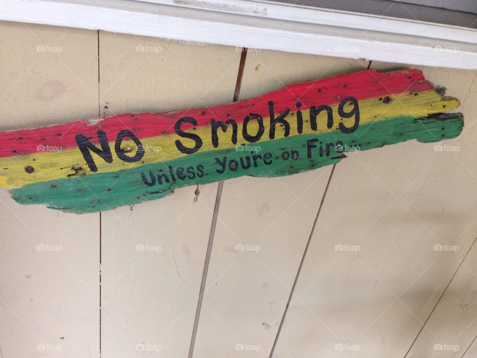 No smoking 