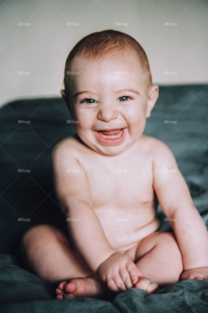 Baby laughing 