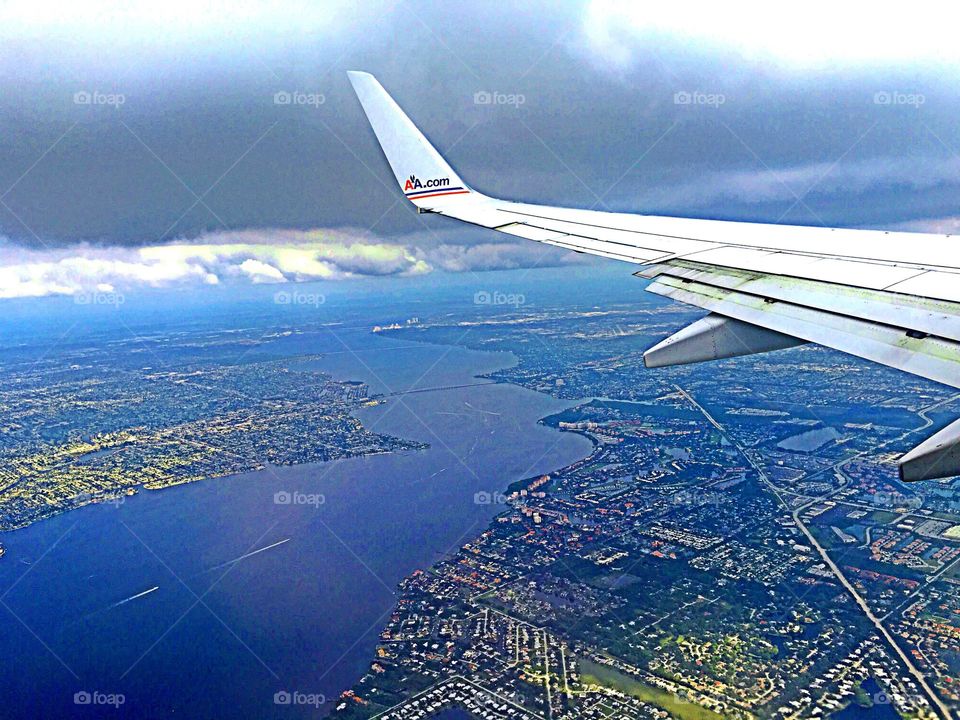 Aerial view. Aerial view of the topography below. 