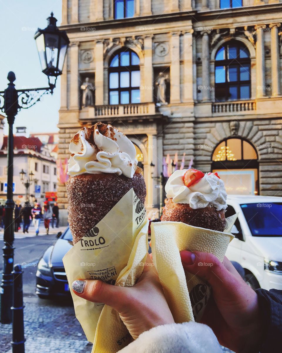 Trdelnik on Prague 