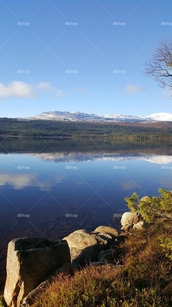 Mountain. snow Jämtland Kolåsen