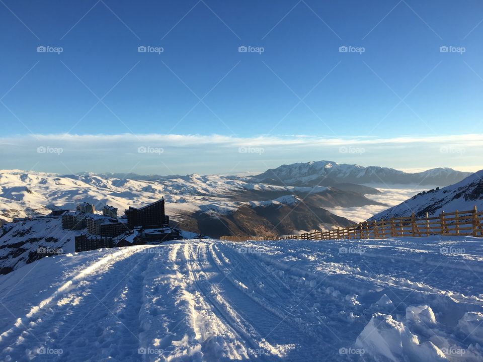 Over looking the Andes