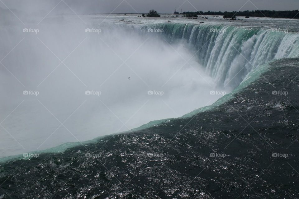 Horseshoe Falls taken from right at the edge!  Niagara Falls, ON