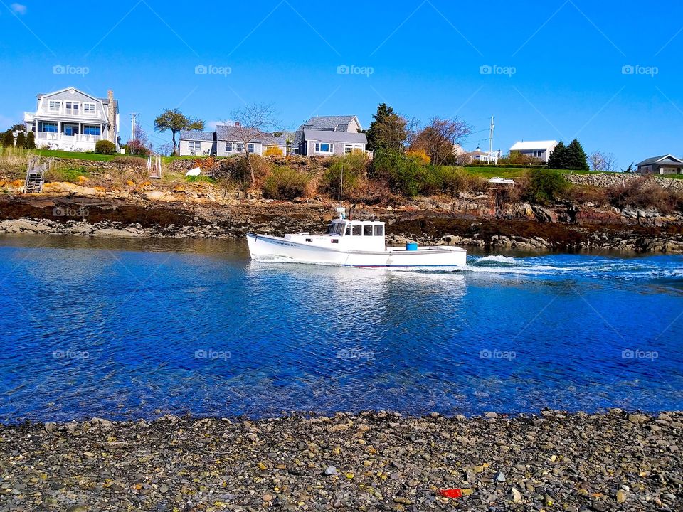 harbor fishing boat