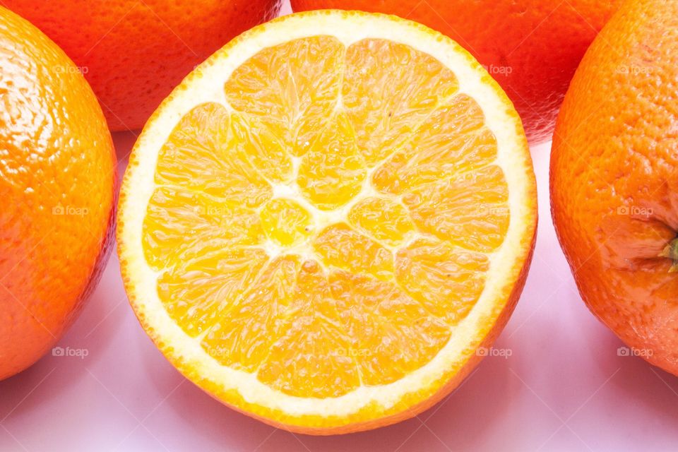 przekrojony pomarańcz